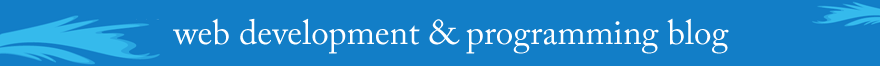 Web development and programming blog