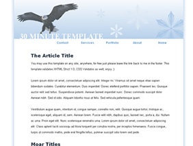 XHTML Template Preview
